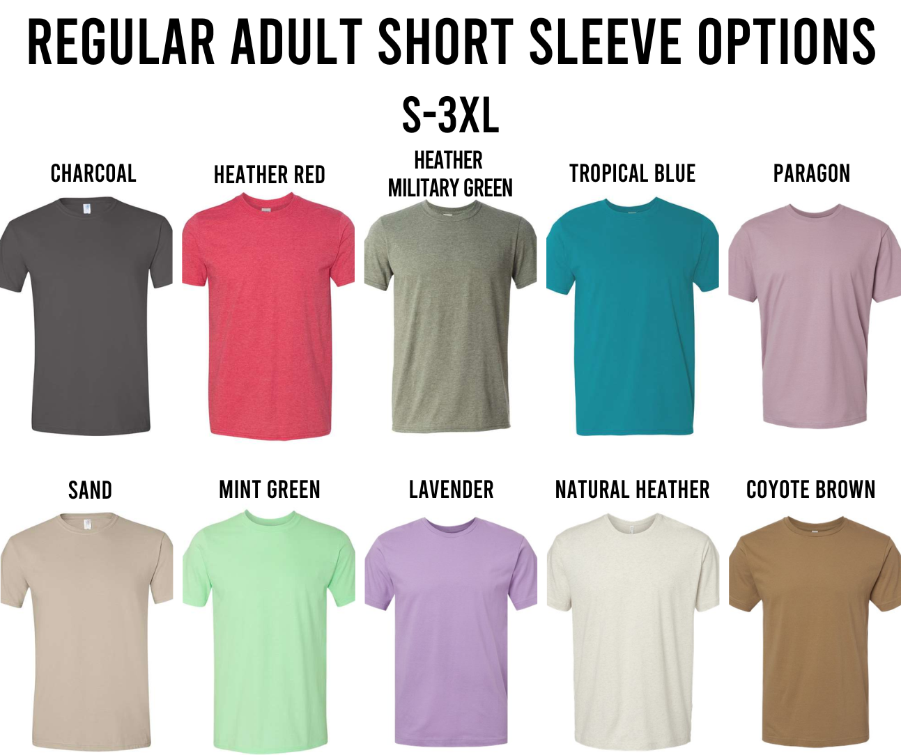 Adult Short Sleeve