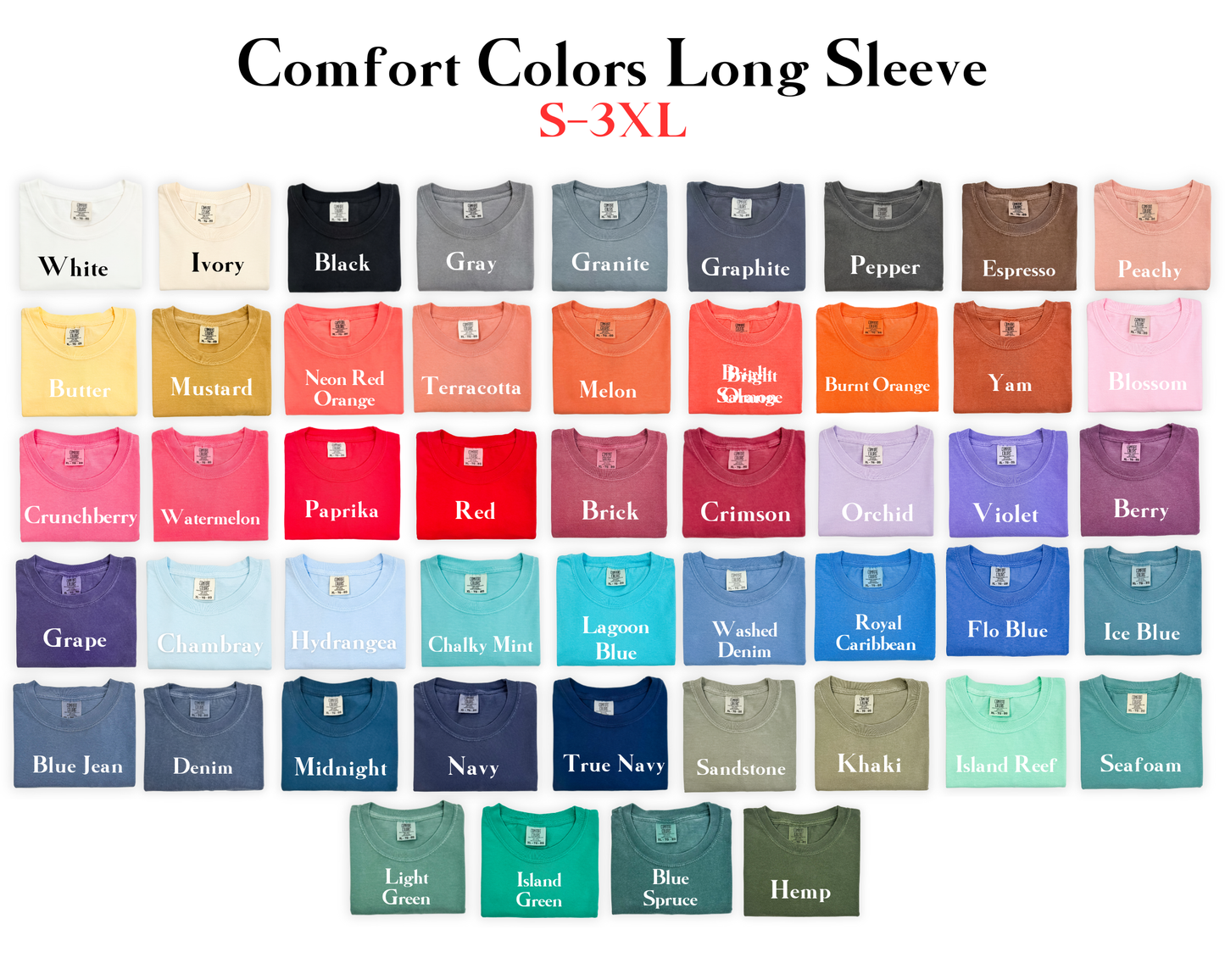 Comfort Color Long Sleeve