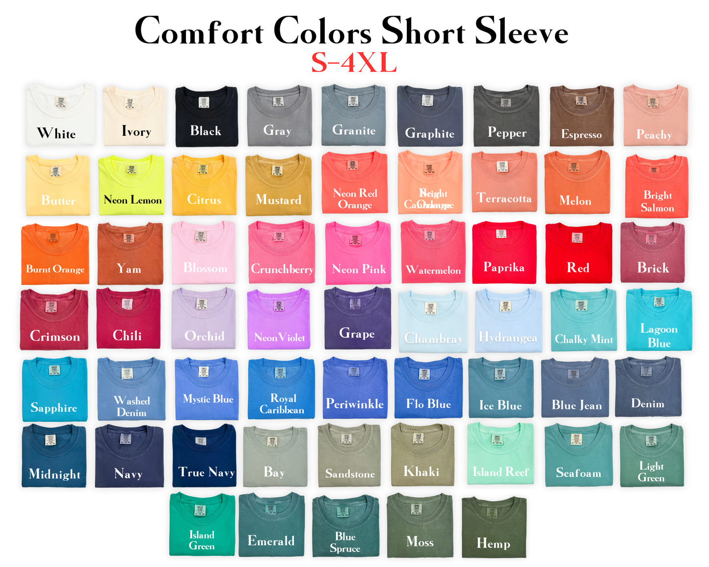 Comfort Color Short Sleeve