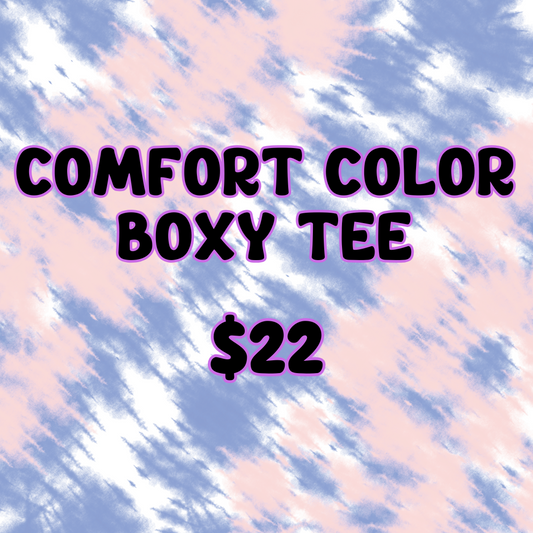 Comfort Color Boxy Tee