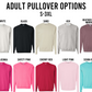 Adult Pullover Sweatshirt