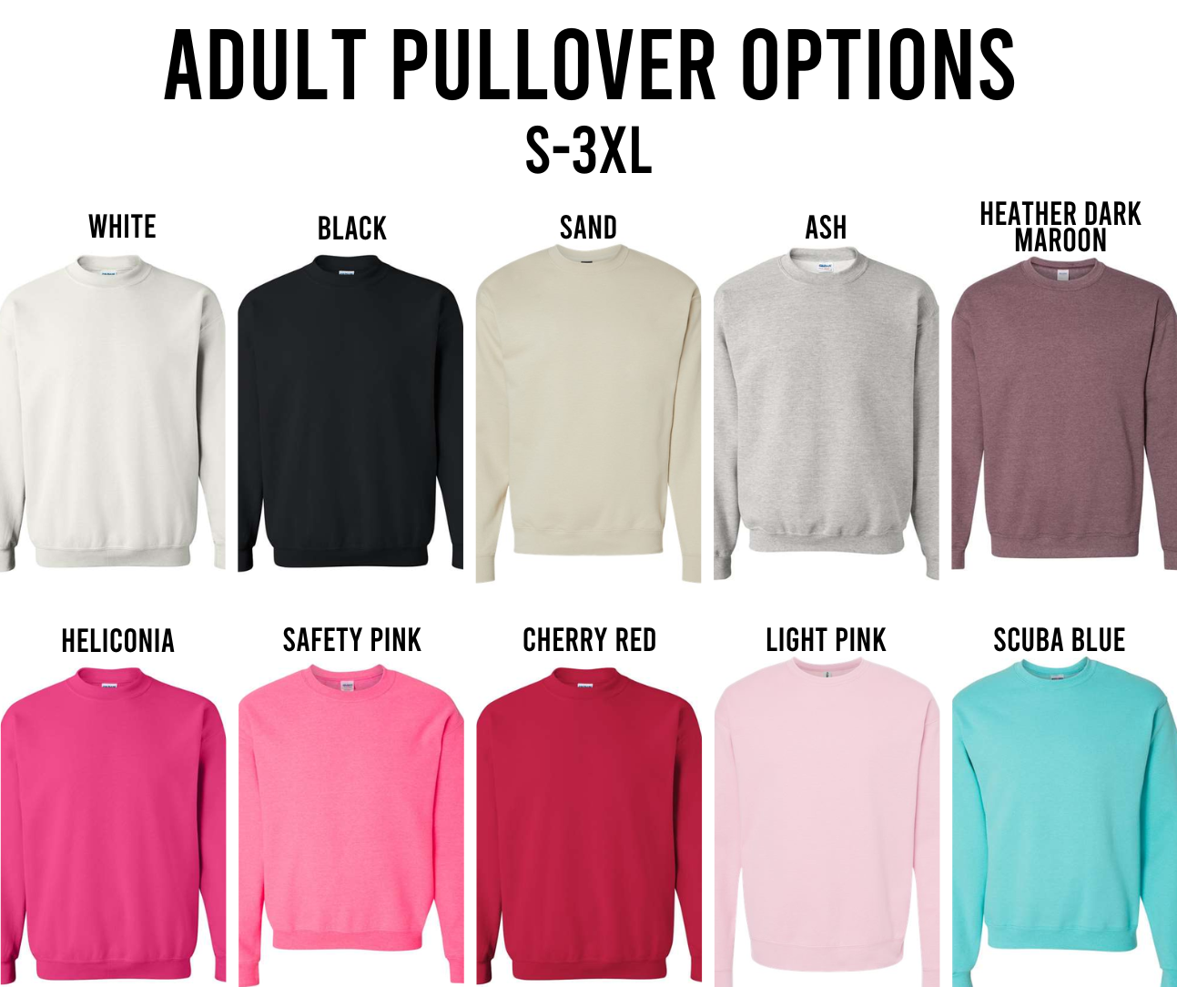 Adult Pullover Sweatshirt