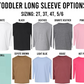 Child Long Sleeve Tee