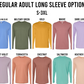 Adult Long Sleeve Tee