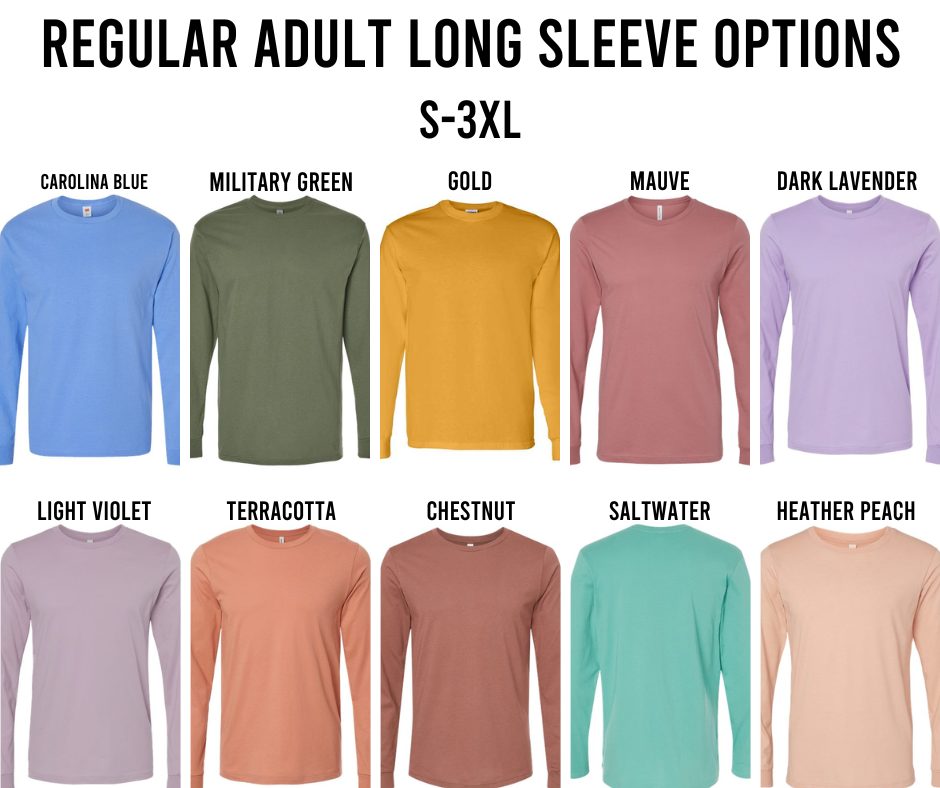 Adult Long Sleeve Tee