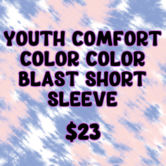 Youth Comfort Color Color Blast Short Sleeve Tee