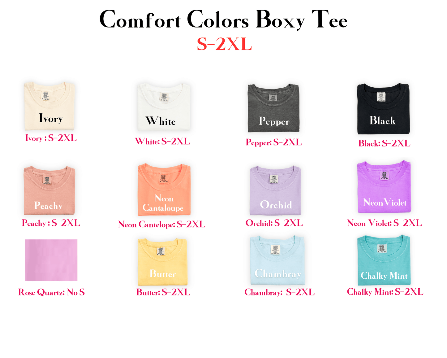 Comfort Color Boxy Tee
