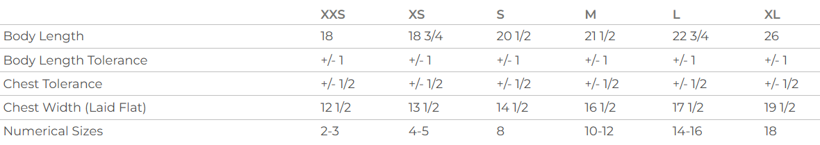 Youth Comfort Color Short Sleeve Tee